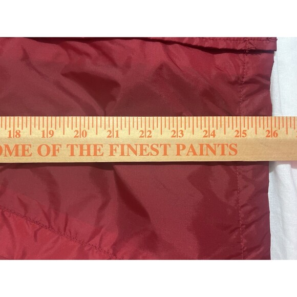 Maroon Hooded Rain Jacket Cobra Size Medium Outdoor Pockets - Picture 6 of 10